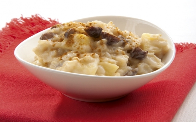 Arroz integral con leche de soya
